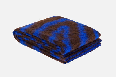 product image of monster ultramarine blue brown wiggle throw by hem 30530 1 526