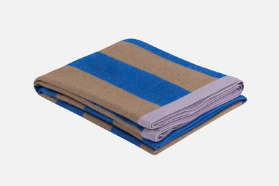 product image of stripe blue beige throw by hem 30540 1 543