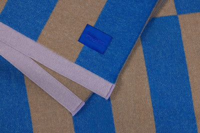 product image for stripe blue beige throw by hem 30540 2 56