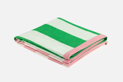 product image for stripe pink green throw by hem 30541 1 80