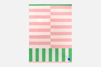 product image for stripe pink green throw by hem 30541 3 5