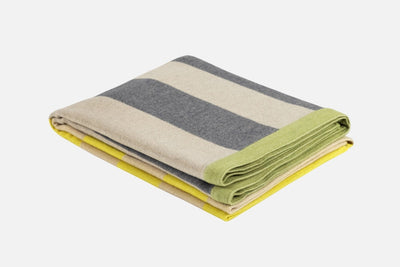 product image for stripe yellow gray throw by hem 30542 1 90