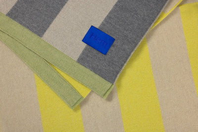 product image for stripe yellow gray throw by hem 30542 2 7