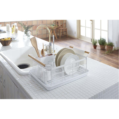 product image for Tosca Dish Drying Rack - White Steel by Yamazaki 16