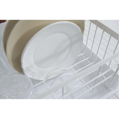 product image for Tosca Dish Drying Rack - White Steel by Yamazaki 3
