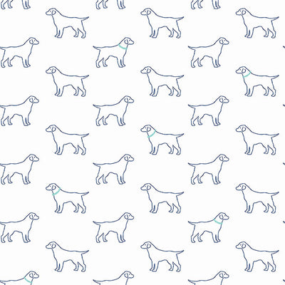 product image for Yoop Off-White Dog Wallpaper from the Flora & Fauna Collection by Brewster Home Fashions 52