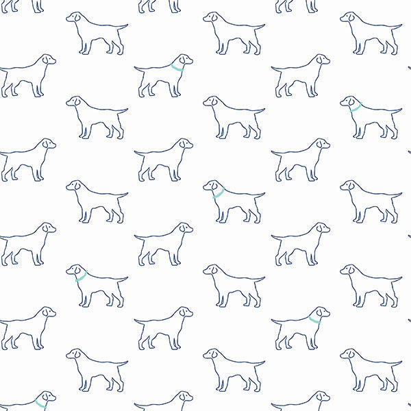 media image for Yoop Off-White Dog Wallpaper from the Flora & Fauna Collection by Brewster Home Fashions 21