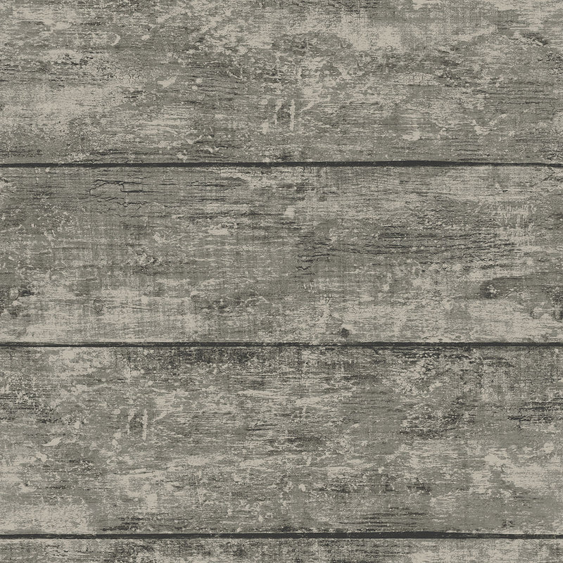 media image for Cabin Charcoal Wood Planks Wallpaper from the Thoreau Collection by Brewster 245