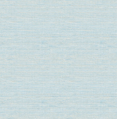 product image of Agave Blue Faux Grasscloth Wallpaper from the Thoreau Collection by Brewster 541