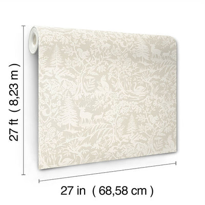 product image for Alrick Taupe Forest Venture Wallpaper 80