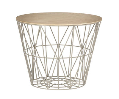 product image for Wire Basket Top Oiled Oak by Ferm Living 26