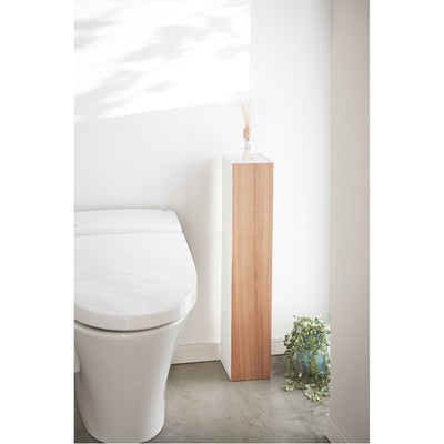 product image for Rin Shelved Toilet Paper Holder - Natural by Yamazaki 12