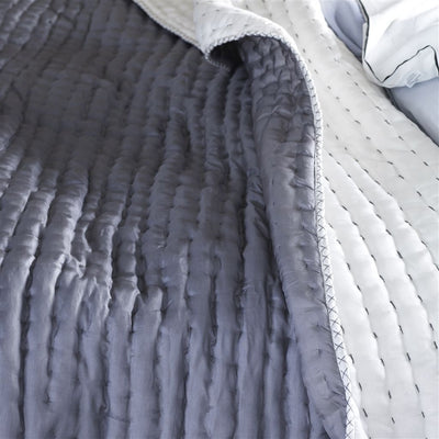 product image for chenevard chalk graphite silk quilt and shams design by designers guild 2 86