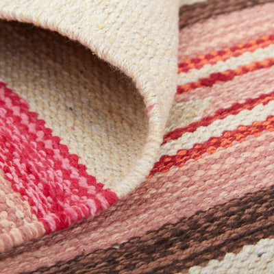 product image for Galvin Flatweave Red and Ivory Rug by BD Fine Roll Image 1 66