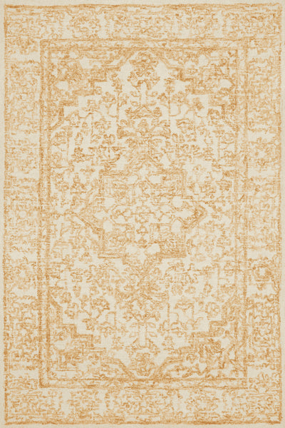 product image for Annie Hooked White / Gold Rug Flatshot Image 14