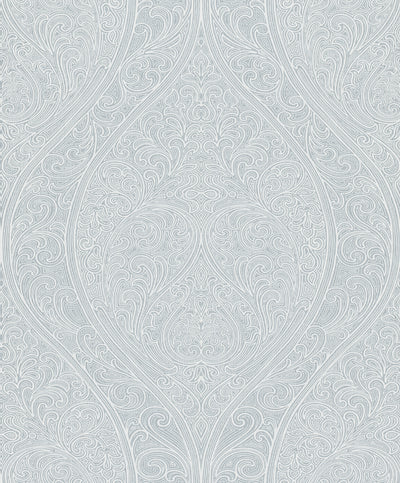 product image of Art Nouveau Grey Wallpaper from Serene Collection by Galerie Wallcoverings 557