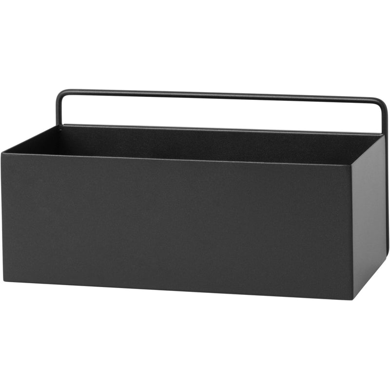 media image for Rectangle Wall Box in Black by Ferm Living 239