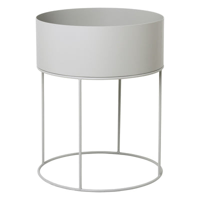 product image of Round Plant Box in Light Grey by Ferm Living 587