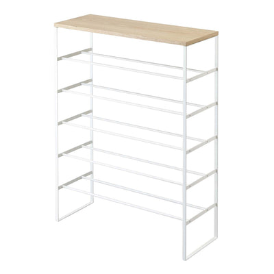 product image for Tower 6-Tier Wood Top Shoe Rack by Yamazaki 64