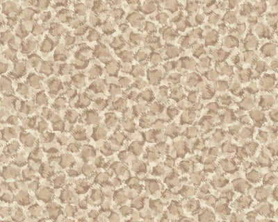 product image for Leopard Print Textured Wallpaper in Beige/Metallic 37