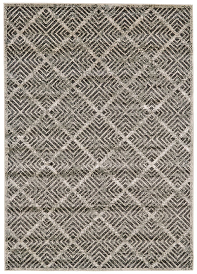 product image for Alessandria Gray and Ivory Rug by BD Fine Flatshot Image 1 14