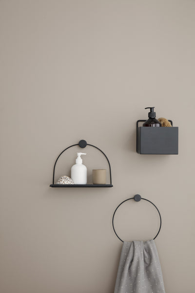 product image for Square Wall Box in Black by Ferm Living 43