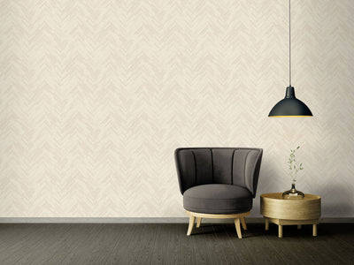 product image for Cottage Wood Textured Wallpaper in Beige/Cream from the Versace IV Collection 64