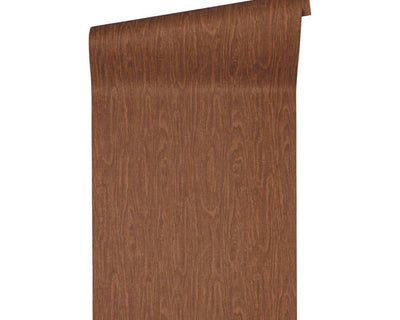 product image for Woodgrain Textured Wallpaper in Brown/Red from the Versace IV Collection 2