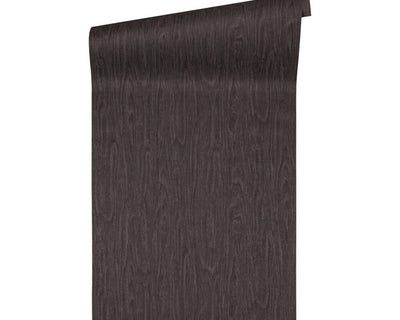product image for Woodgrain Textured Wallpaper in Black/Grey from the Versace IV Collection 81