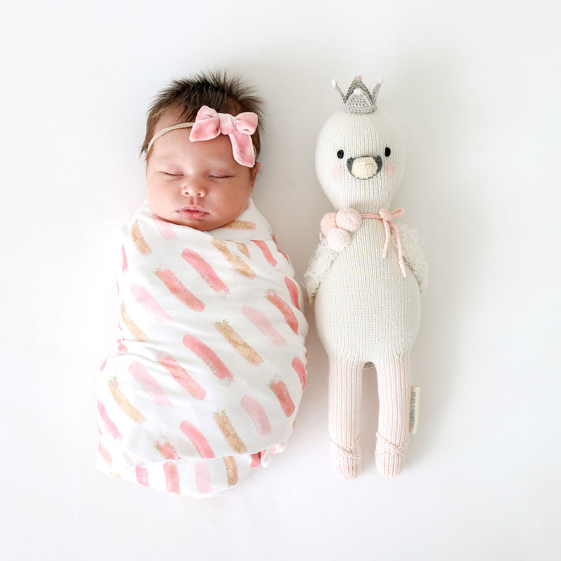 media image for harlow the swan by cuddle kind 6 281
