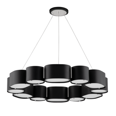 product image for opal 12 light chandelier by corbett lighting 393 30 sbk ss 1 23
