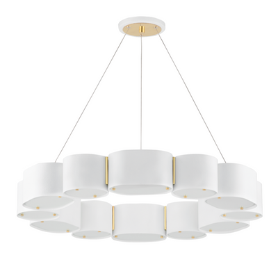 product image for opal 12 light chandelier by corbett lighting 393 30 sbk ss 2 30