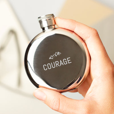 product image for stainless steal hip flask courage 4 39