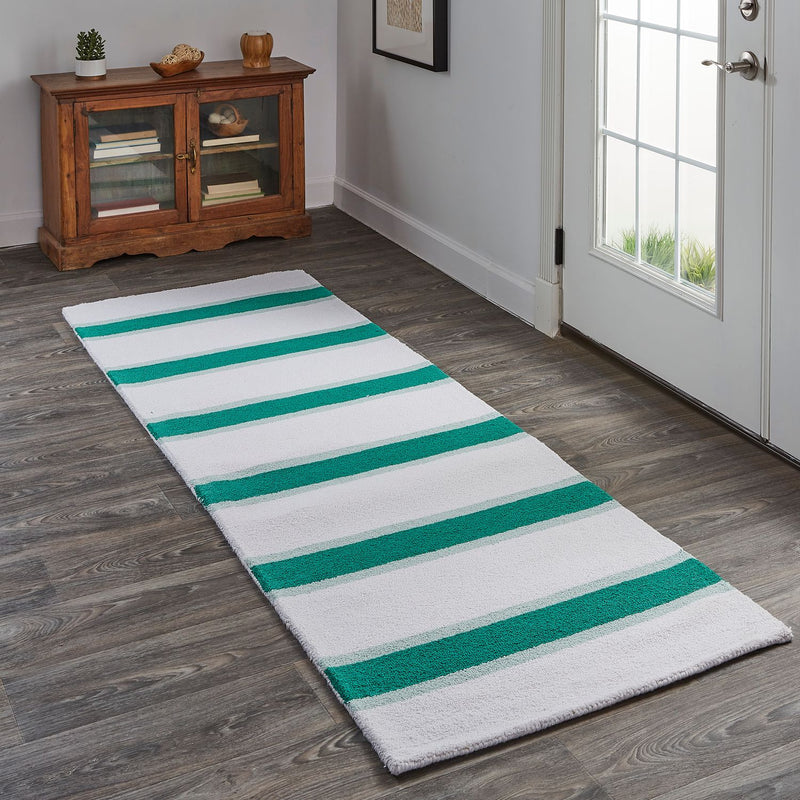 media image for Thea Hand Tufted Green and White Rug by BD Fine Roomscene Image 1 280