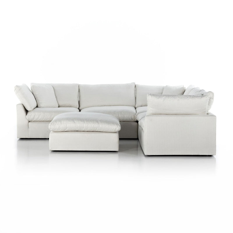 media image for Stevie 5-Piece Sectional Sofa w/ Ottoman in Various Colors Alternate Image 2 240