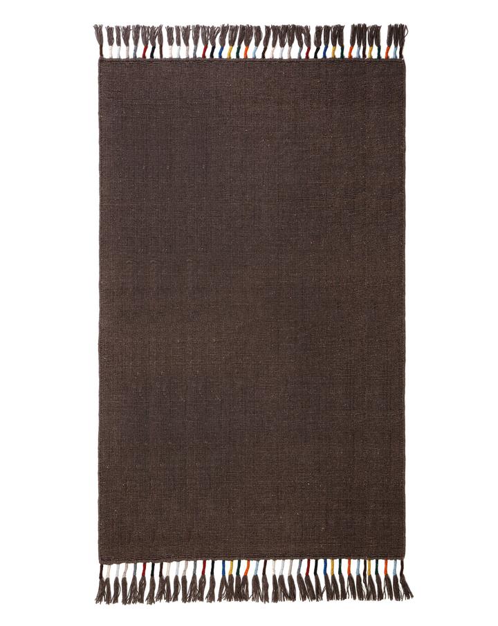 media image for tassle handwoven rug in mocha in multiple sizes design by pom pom at home 6 23