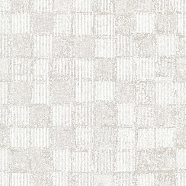 media image for Varak Platinum Checkerboard Wallpaper from the Lustre Collection by Brewster Home Fashions 255
