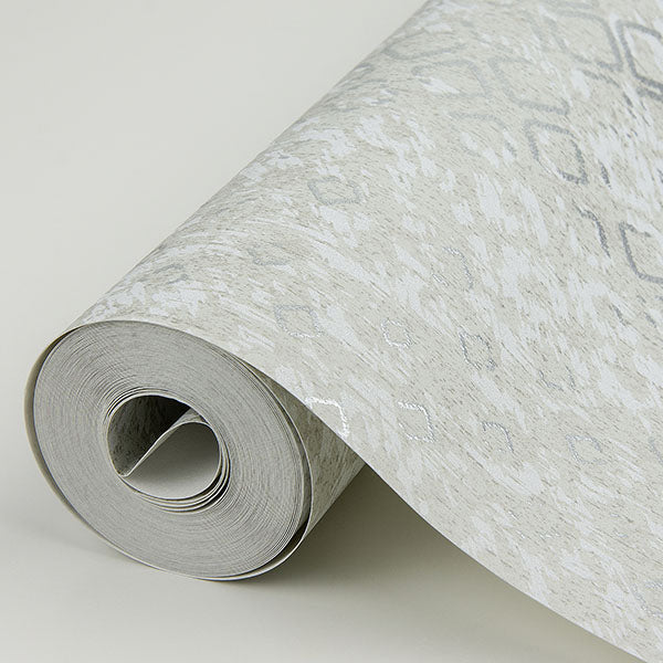 media image for Alama Platinum Diamond Wallpaper from the Lustre Collection by Brewster Home Fashions 269