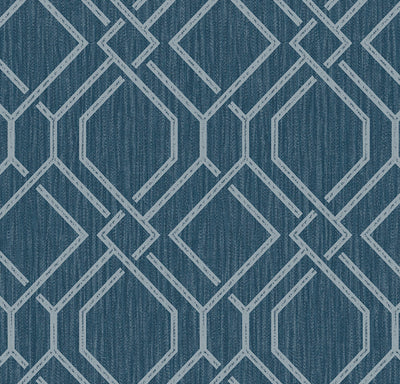 product image for Frege Blue Trellis Wallpaper from the Radiance Collection by Brewster Home Fashions 47