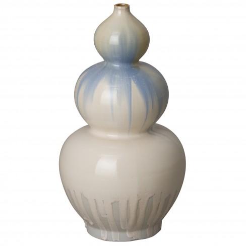 media image for Triple Gourd Vase in Various Colors Flatshot Image 267