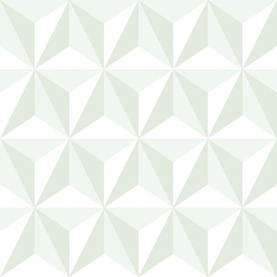 product image of Adella Sage Geometric Wallpaper from the Fable Collection by Brewster 574