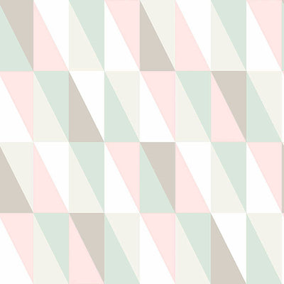product image of Inez Pastel Geometric Wallpaper from the Fable Collection by Brewster 575