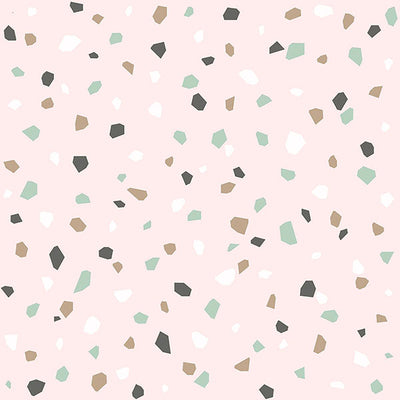 product image for Ona Pink Terrazzo Wallpaper from the Fable Collection by Brewster 19