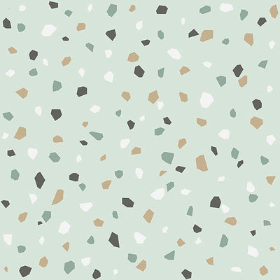 product image of Ona Mint Terrazzo Wallpaper from the Fable Collection by Brewster 582
