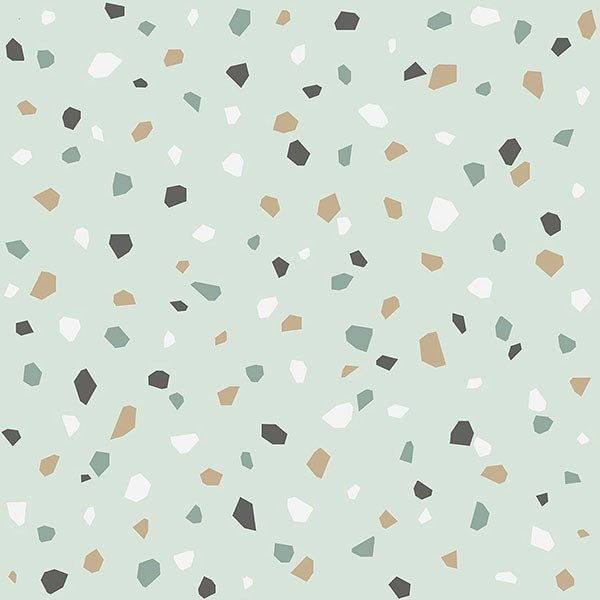media image for Ona Mint Terrazzo Wallpaper from the Fable Collection by Brewster 240