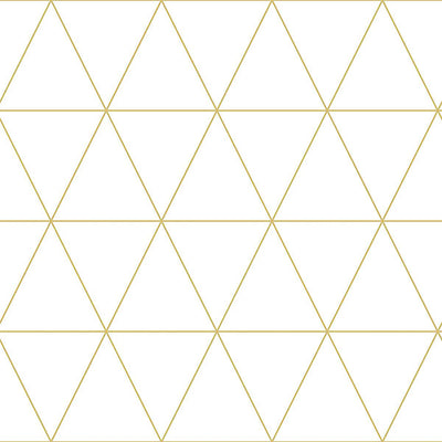 product image of Leda Metallic Geometric Wallpaper from the Fable Collection by Brewster 57