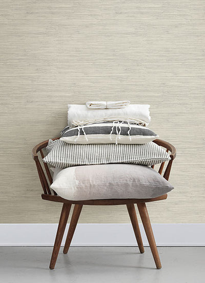product image for Grassweave Light Grey Imitation Grasscloth Wallpaper 71