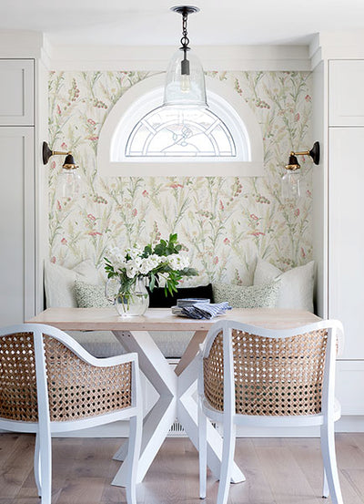 product image for Hillaire Green Meadow Wallpaper from the Delphine Collection by Brewster 16
