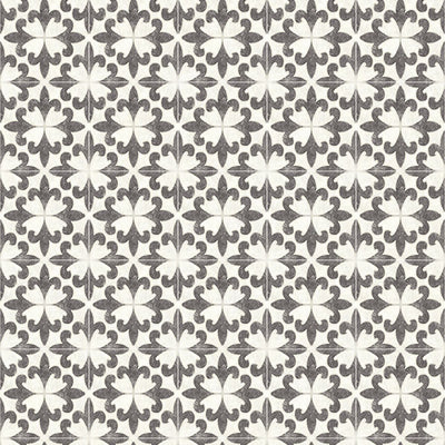 product image of Remy Black Fleur Tile Wallpaper from the Delphine Collection by Brewster 592