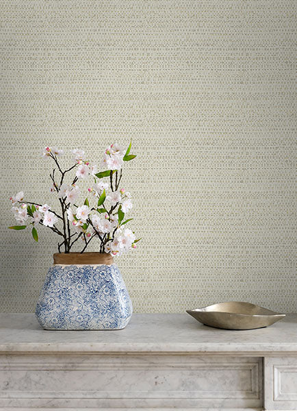 media image for Balantine Bone Weave Wallpaper from the Delphine Collection by Brewster 244